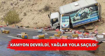 Madeni Yağlar Yola Saçıldı
