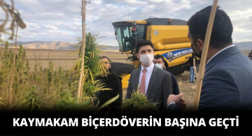 Kaymakam Kenevir Hasadına Katıldı