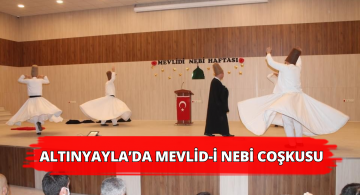 Altınyayla’da Mevlid-i Nebi Etkinlikleri