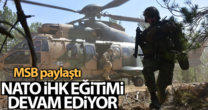 MSB: ‘NATO İleri Hava Kontrolörü eğitimi devam ediyor’
