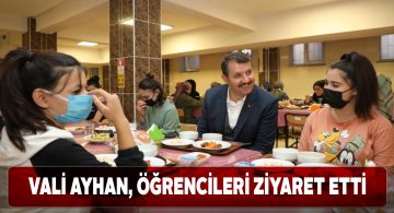 Vali Ayhan’ın okul ziyaretleri devam ediyor