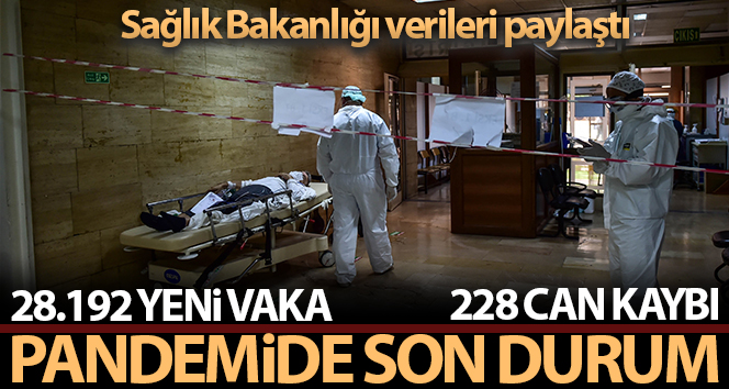 Sağlık Bakanlığı, Türkiye’nin son 24 saatlik korona virüs tablosunu açıkladı