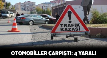 Sivas merkezdeki trafik kazasında 4 yaralı