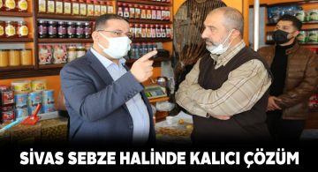 Sivas Perakende Sebze Hali yeni görünümüne kavuştu