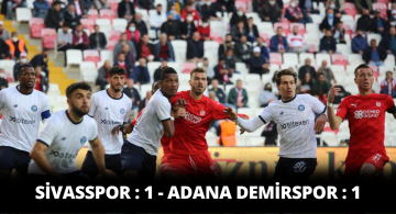 Sivasspor Evinde Berabere Kaldı!