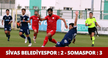 Sivas Belediyespor 3-2 Mağlup Oldu