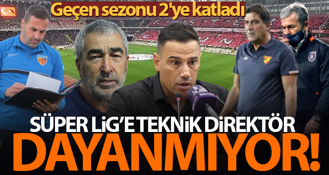 Süper Lig’de teknik direktör kıyımı!