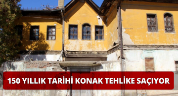 Tarihi Konak Yıkılmak Üzere