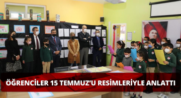 Sivas’ta Öğrenciler 15 Temmuz Konulu Fotoğraf ve Resim Sergisi Açtı!