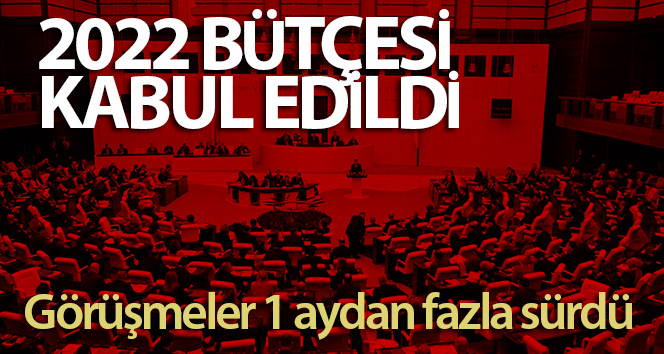 2022 bütçesi TBMM Plan ve Bütçe Komisyonu’nda kabul edildi
