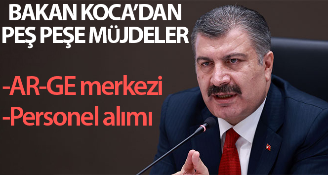 Bakan Koca: “50 bin metrekare büyüklüğünde olan Aşı Ar-Ge Üretim Merkezimizin projesini bitirdik”