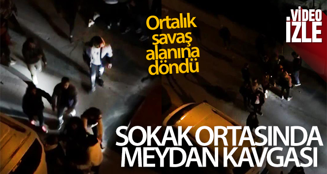 Bursa’da sokak ortasında meydan kavgası