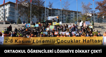 LÖSEV ve Ortaokul Öğrencileri İşbirliği Yaptı