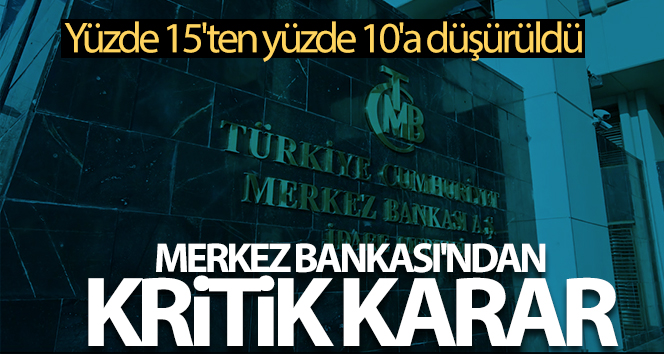 Merkez Bankası’ndan zorunlu karşılık kararı Resmi Gazete’de