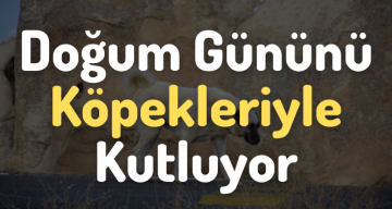 Köpek Eğitmeni Doğum Gününü Kangal Yavrularıyla Kutladı