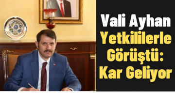 Sivas’a Kar Geliyor Yetkililerden Kar Uyarısı