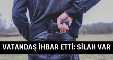 Muhtarın Düşürdüğü Silahı Vatandaş Buldu