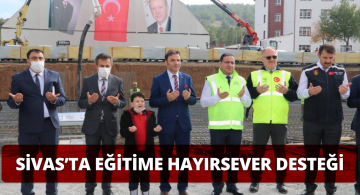 Hayırseverden Sivas’ta Anaokulu