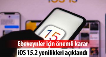 iOS 15.2 Özellikleri Duyuruldu
