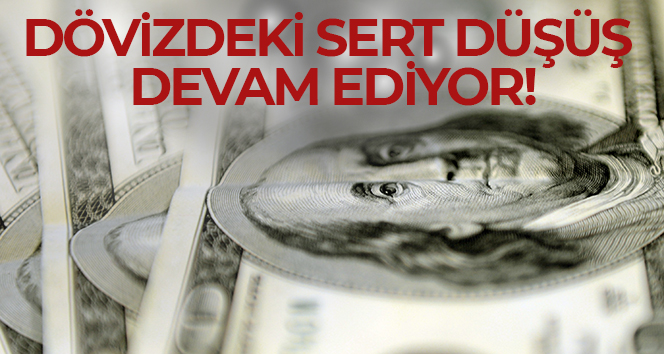 Dövizdeki sert düşüş devam ediyor