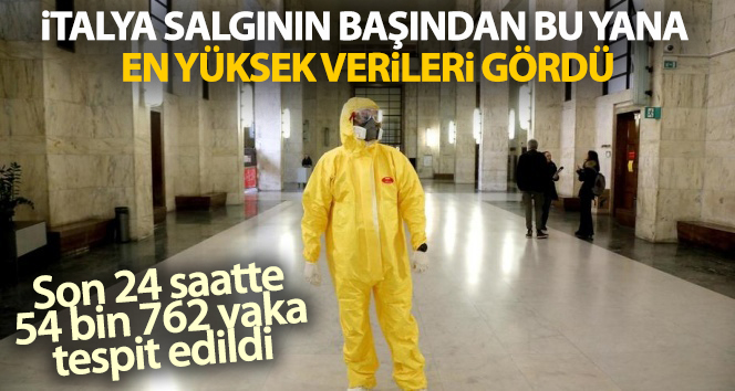 İtalya’da salgının başından bu yana en yüksek günlük vaka