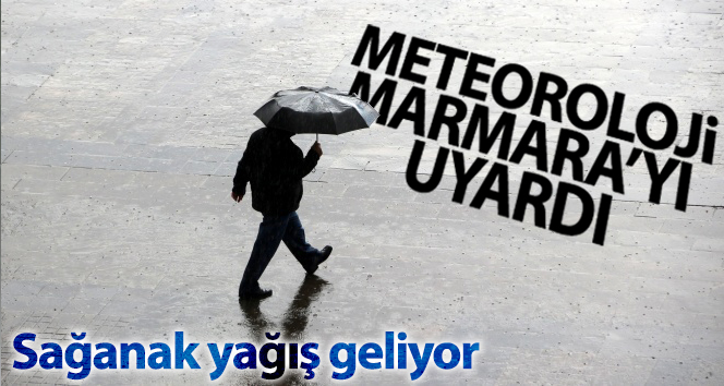 Meteoroloji Genel Müdürlüğünden Marmara’nın doğusuna yağış uyarısı