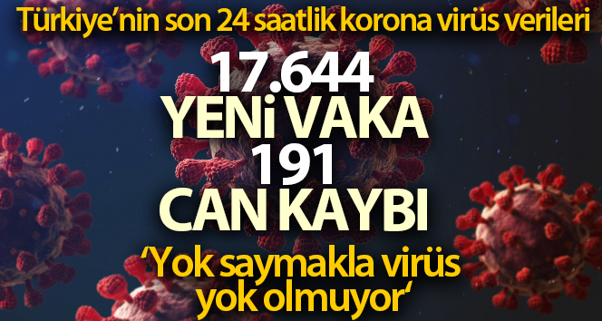 Sağlık Bakanlığı, Türkiye’nin son 24 saatlik korona virüs tablosunu açıkladı