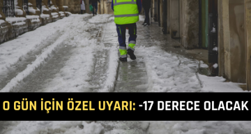 Meteoroloji Paylaştı: Sivas’ta Hava Sıcaklığı Eksi 17 Dereceye Düşecek