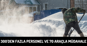 Sivas’ta 300 Personel Ve 70 Araç Kışa Hazır