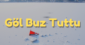 Tödürge Gölü Buz Tuttu