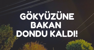 Sivas’ta Gökyüzünde Panik Yaratan Görüntü