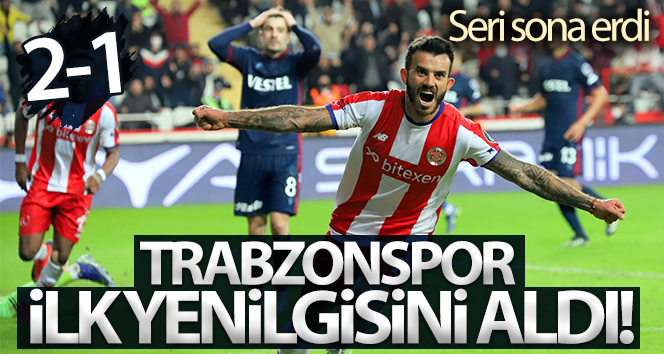 Trabzonspor ilk yenilgisini aldı!