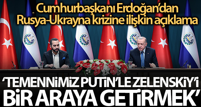 Cumhurbaşkanı Erdoğan: ‘Temennimiz odur ki Putin’le Zelenskiy’i bir araya getirebilmek’