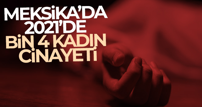 Meksika’da 2021’de bin 4 kadın cinayete kurban gitti