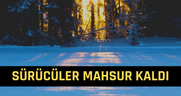 Sürücüler 2010 Rakımlı Geminbeli’nde Mahsur Kaldı