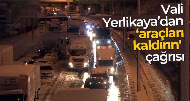 Vali Yerlikaya’dan vatandaşlara ‘Otoyol ve D-100’de park edilmiş araçları kaldırın’ çağrısı