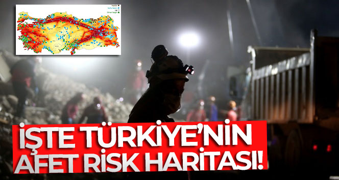 AFAD Türkiye’nin afet risk haritasını çıkardı