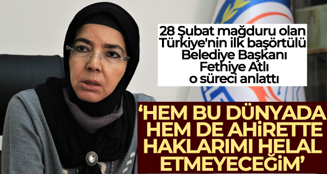 ‘Başörtü hiçbir zaman kaos olmadı, şu anda başörtümüzle hizmet ediyoruz’