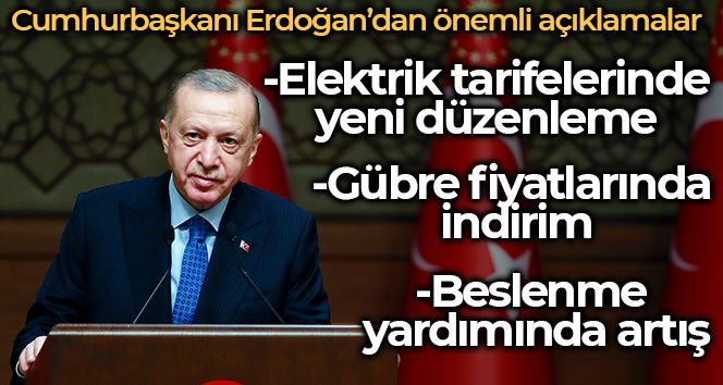 Cumhurbaşkanı Recep Tayyip Erdoğan, başkanlığındaki kabine toplantısı sona erdi