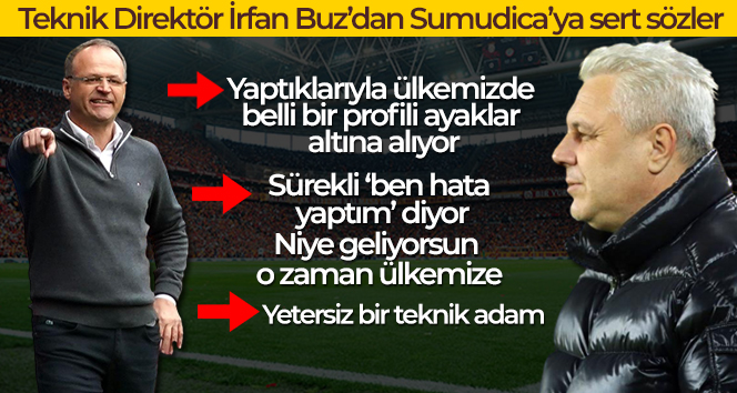 İrfan Buz: ‘Sumudica yaptıklarıyla ülkemizde belli bir profili ayaklar altına alıyor’