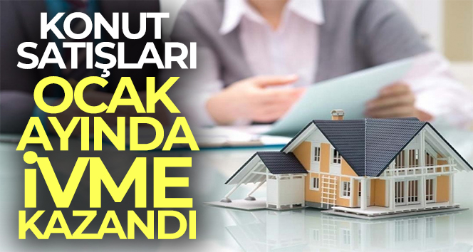 Konut satışları Ocak ayında yüzde 25,1 arttı