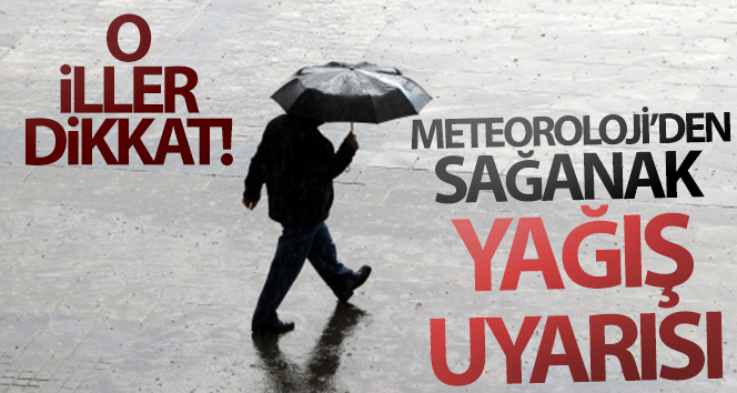 Meteoroloji’den kuvvetli sağanak uyarısı