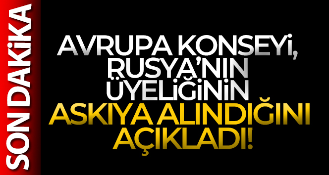 Rusya’nın Avrupa Konseyi Bakanlar Komitesi üyeliği askıya alındı
