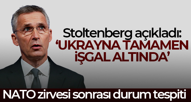 Stoltenberg: ‘Putin’in saldırganlığı sürdürme kararı korkunç bir stratejik hatadır’