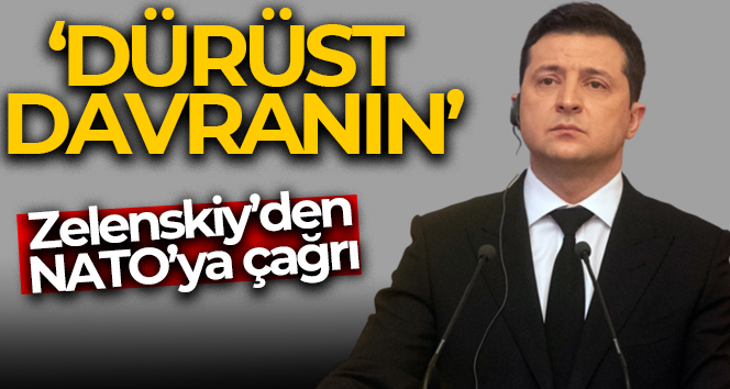 Zelenskiy: ‘NATO Ukrayna’yı isteyip istemedikleri konusunda dürüst olmalı’