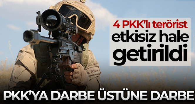MSB: ‘Barış Pınarı bölgesinde 4 PKK’lı terörist etkisiz hale getirildi’