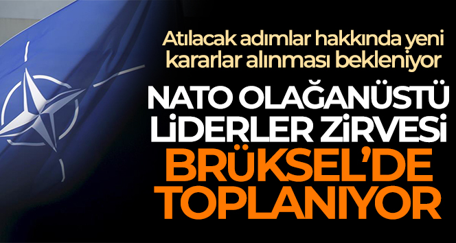 NATO Olağanüstü Liderler Zirvesi Brüksel’de başlıyor