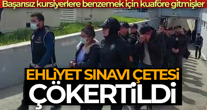 Sınavlara joker aday veya kopya düzeneği hazırlayan suç çetesi çökertildi