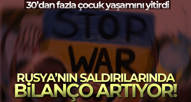 Ukrayna’daki Rus saldırılarında 38 çocuk öldü, 71 çocuk yaralandı