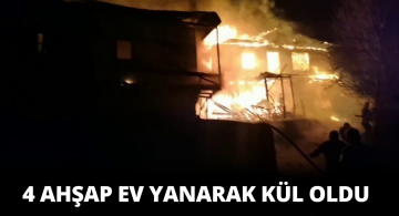 Sivas’tan Gece Saatlerinde Alevler Yükseldi